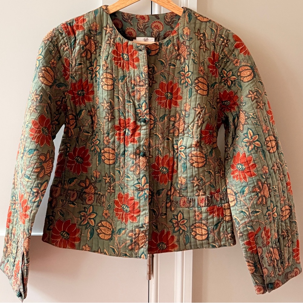New Floral Quilted Jacket